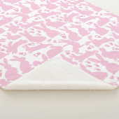 Pink Rabbits Muster Sherpadecke (3/4)