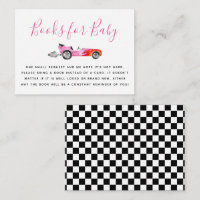 Pink Race Car Babydusche Anfrage