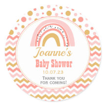 Pink Rainbow Baby Dusche