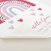 Pink Rainbow Baby Script Birth Stats Sherpadecke (3/4)