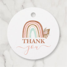 Pink Rainbow Baby Shower Girl