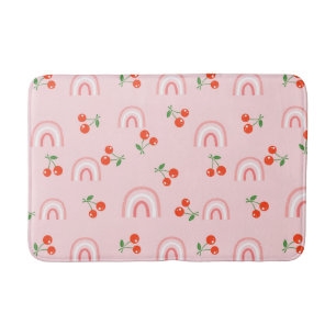 Pink Rainbow Chertern Muster Badematte