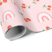 Pink Rainbow Chertern Muster Geschenkpapier (Rolleneckpunkt)