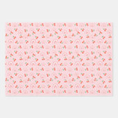 Pink Rainbow Chertern Muster Geschenkpapier Set (Vorderseite 2)