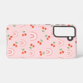 Pink Rainbow Chertern Muster Samsung Galaxy Hülle (Rückseite (Horizontal))