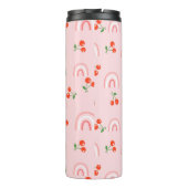 Pink Rainbow Chertern Muster Thermosbecher (Rückseite)