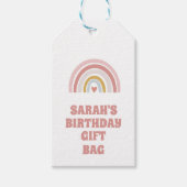 PINK RAINBOW CUSTOMIZE ODER PERSÖNLICHE TEXT GESCHENKANHÄNGER (Vorderseite)