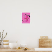 Pink Rainbow Espresso Poster (Küche)