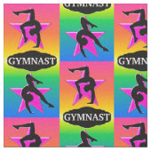 PINK RAINBOW GYMNAST FABRIC STOFF (Nahaufnahme)