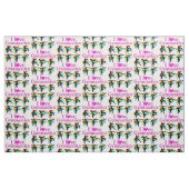 PINK RAINBOW I LIEBE GYMNASTICS DESIGN STOFF (Fat Quarter (45,7 x 55,9 cm))