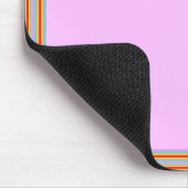 Pink Rainbow Mpusepad Mousepad (Ecke)