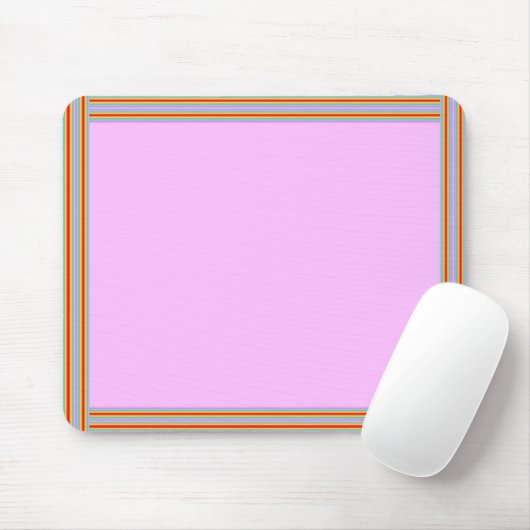Pink Rainbow Mpusepad Mousepad (Mit Mouse)