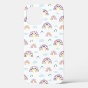 Pink Rainbows Wolken Boho Design Case-Mate iPhone Hülle