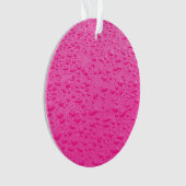 Pink Raindrops auf dem Auto Ornament (Vorderseite)