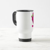 Pink Ram Chinese Year Zodiac Travel Mug Reisebecher (Vorderseite Links)