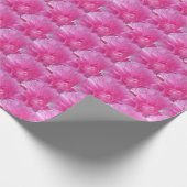 Pink Ranunculus - Modernes Floral D Geschenkpapier (Ecke)