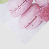 Pink Raspberry Macarons Foto Seidenpapier (Ausschnitt)