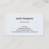 Pink Raspberry Macarons Visitenkarte (Rückseite)