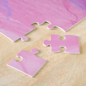PINK RAUCHE - Modernes und abstraktes Fraktal Kuns Puzzle (Seite)