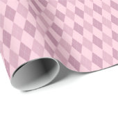 Pink Raute Wrapping Paper Geschenkpapier (Rolleneckpunkt)