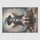 Pink Rebel Angel Decoupage Seidenpapier (Vorderseite)