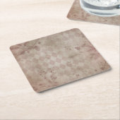 pink rechteckiger pappuntersetzer (angewinkelt)