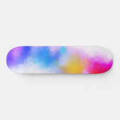 Pink Red Blue Purple Yellow Modern Colorful Skateboard (Horizontal)