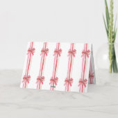 Pink Red Bows Weihnachten (Rückseite)