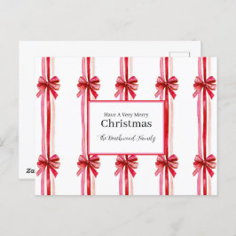 Pink Red Bows Weihnachten