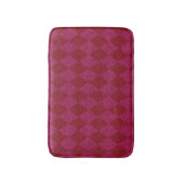 Pink & Red Diamond Glitzer Pouf Badematte (Vorderseite Vertikal)