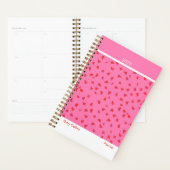 Pink/Red Feminine Minimalist Floral Planner Planer (Anzeige)