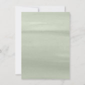 Pink & Red Garden Greenerenerity Baby Brunch Einladung (Rückseite)