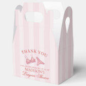 Pink & Red Heart Lingerie Shower Panty Party Gable Geschenkschachtel (Offen)