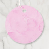 Pink Red Hearts Sweetheart Birthday Geschenkanhänger (Rückseite)