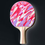 Pink Red Marble Texture Liquid Paint Mixture Tischtennis Schläger<br><div class="desc">Pink red violet abstract pattern that looks like liquid marble / paint mixture</div>