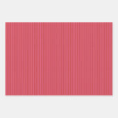 Pink red merry bright stripe Christmas Geschenkpapier Set (Vorderseite 2)
