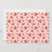 Pink Red Modern Arch Peace Joy Foto Weihnachten (Rückseite)