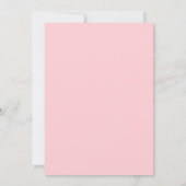 Pink Red Strawberry Cupcake Birthday Invite Einladung (Rückseite)