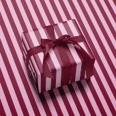 Pink red stripe Wrapping paper sheets Geschenkpapier Set