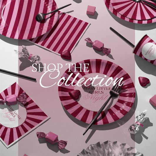 Pink red swirly Christmas Wrapping paper Geschenkpapier