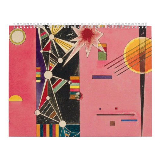 Pink Red Wassily Kandinsky Kalender (Titelbild)