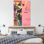 Pink Red Wassily Kandinsky Leinwanddruck (Insitu (Schlafzimmer))