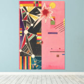 Pink Red Wassily Kandinsky Leinwanddruck (Insitu (Holzboden))