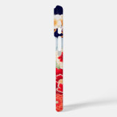 PINK RED WHITE BLUME Peony, Rose Japanisches Blume Case-Mate iPhone Hülle (Rückseite / Links)