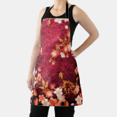 PINK RED WHITE SPRING FLOWERS JAPANESISCHE BLUME SCHÜRZE (InSitu)