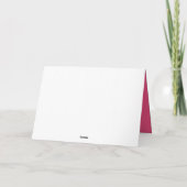 Pink Reindeer Frohe Weihnachten (Rückseite)