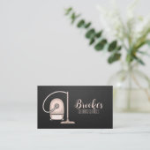 Pink-Reinigungskarte Visitenkarte (Stehend Vorderseite)