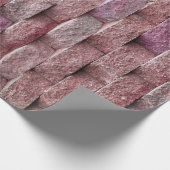 Pink-Retentionspapier aus der Steinfasswand Geschenkpapier (Ecke)