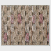 Pink-Retentionspapier aus der Steinfasswand Geschenkpapier (Flach)