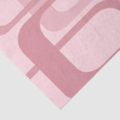 Pink Retro 60er Jahre Abstraktes Muster Seidenpapier (Ausschnitt)